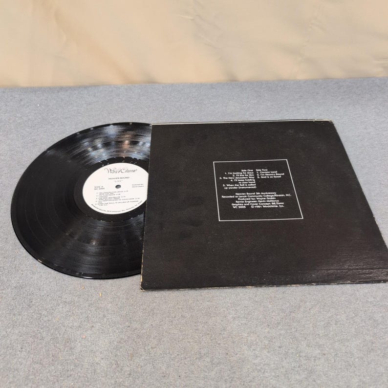 Heaven Bound Live 5th Anniversary Signed Vinyl LP Southern Gospel Windchime 1981 image 4