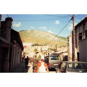 Vintage 1999 Bosnia Mostar SFOR US Soldiers War-Damaged Town Photo Lot of 8 image 8