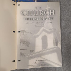 The Church Triumphant Ready to Sing Collection Russell Mauldin SATB 4 Books image 2