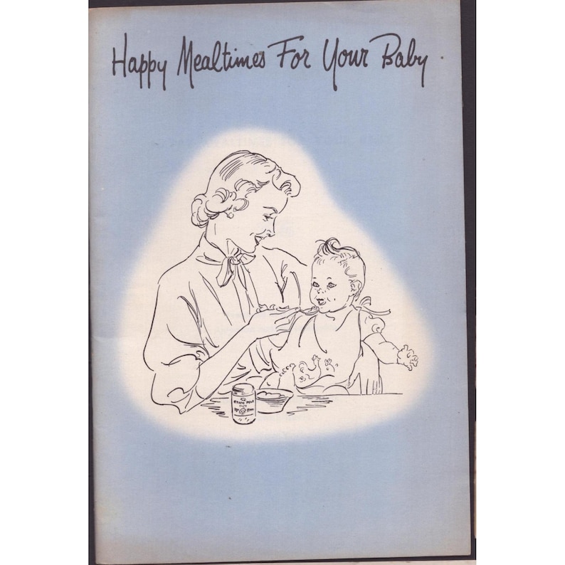 Vintage Beech-Nut Happy Mealtimes For Your Baby Advertising Booklet H-212-5 image 1