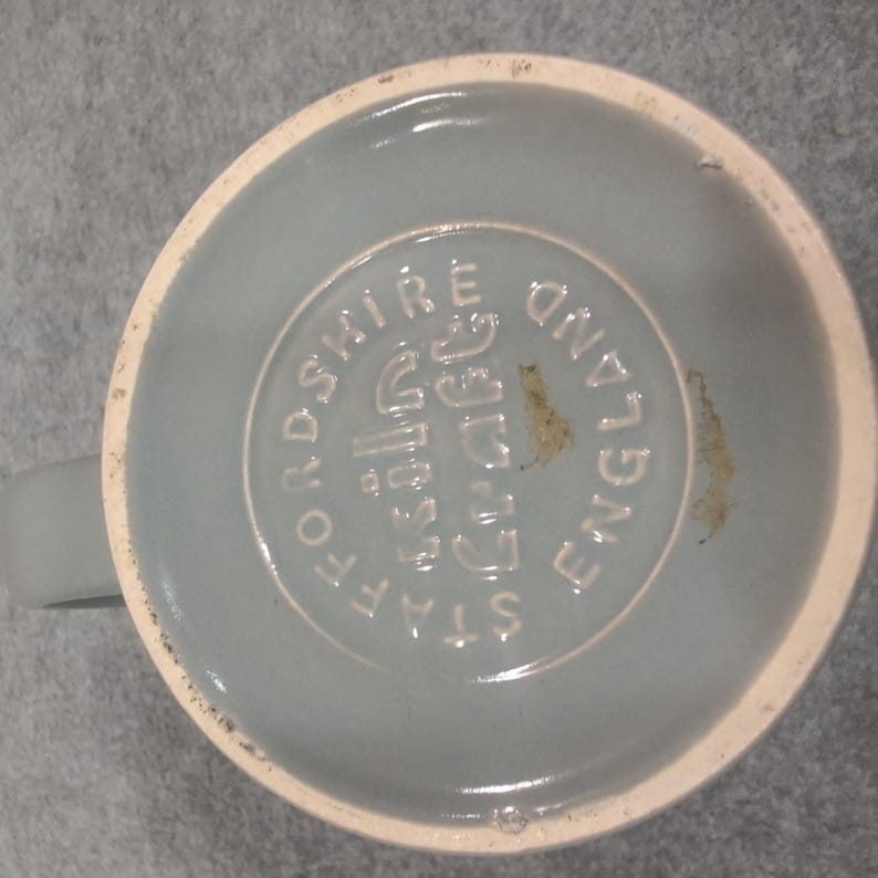Vintage Michigan State Spartans University Gray Ceramic Kiln Craft Coffee Mug image 4