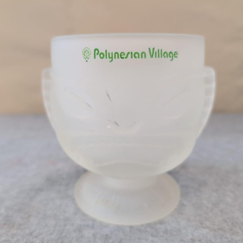 Walt Disney World Polynesian Village Tiki matglazen beker afbeelding 2