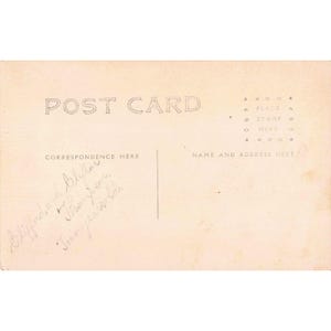 アンティークのRPPC（リアルポストカード）クリフォードとエラ・トンプソンの2歳の子供の肖像画ポストカード 画像 2