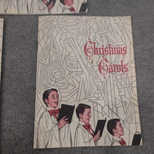 Lot of 7 Vintage 1962 John Hancock Christmas Carols Songbooks Sheet Music Choir image 4