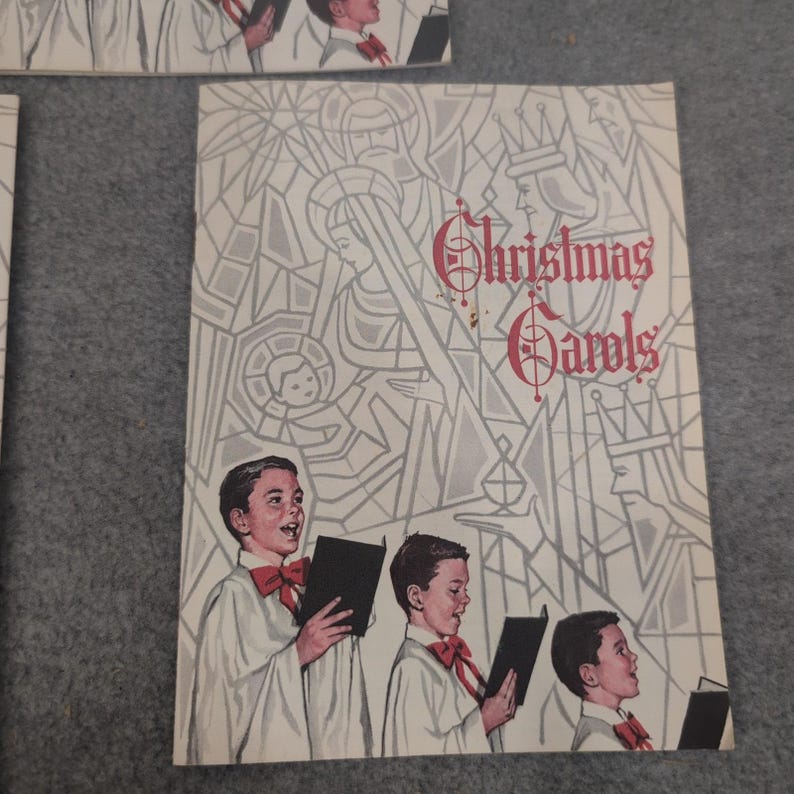 Lot of 7 Vintage 1962 John Hancock Christmas Carols Songbooks Sheet Music Choir image 4