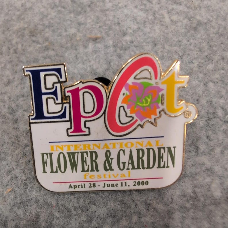 Disney Epcot International Flower & Garden Festival 2000 Enamel Pin Souvenir image 1