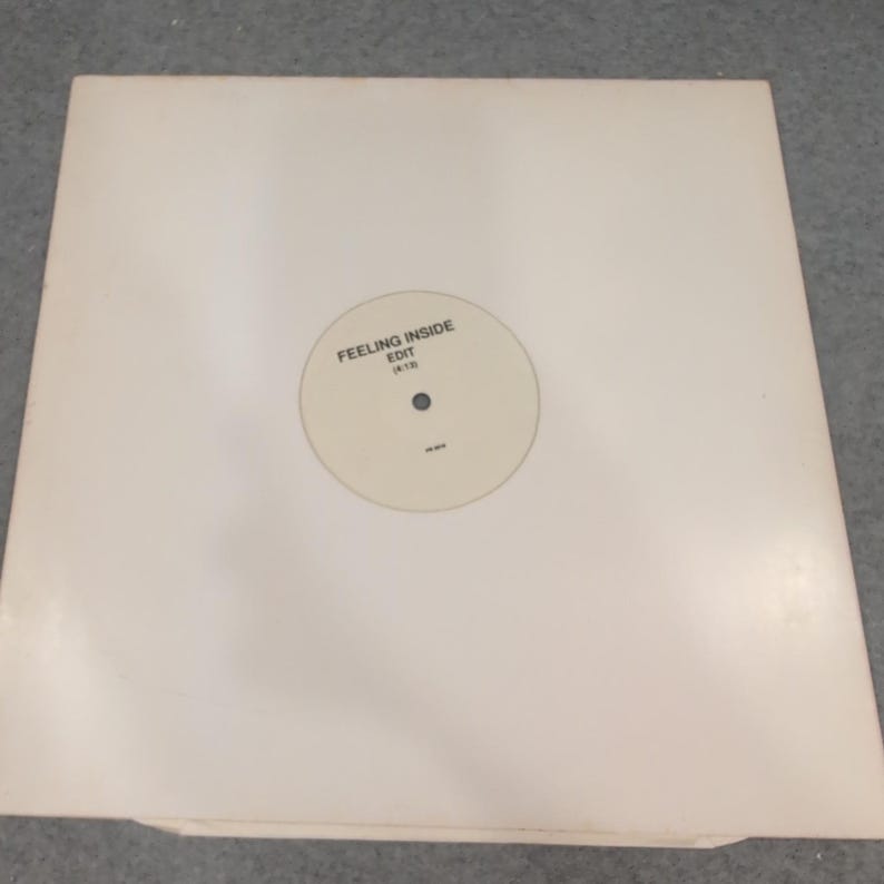 Feeling Inside 12" Vinyl Single PR 2519 LP Version & Edit Promo White Label image 1