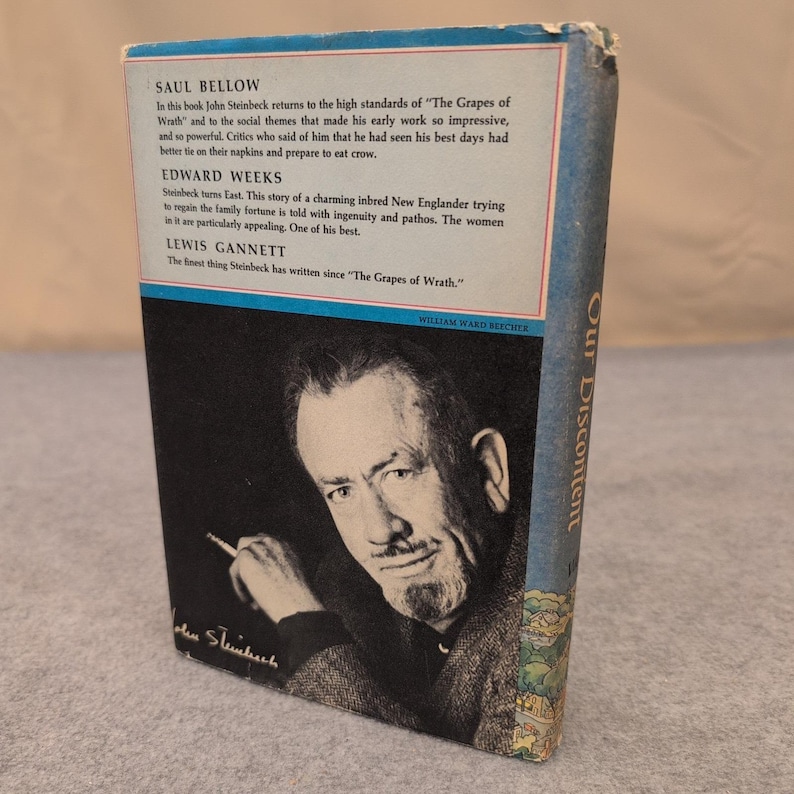 The Winter of Our Discontent John Steinbeck 1961 First Edition Viking Press HC image 3