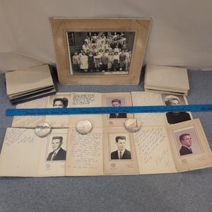 VTG Westfield High School 1963 Portrait Lot & 1950s Class Photo Massachusetts image 10