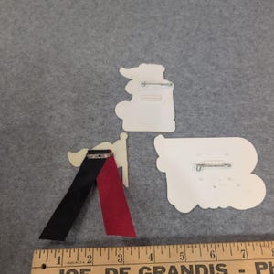 Vintage Anniston High School Bulldogs Spirit Pins Homecoming Football AHS Lot 3 image 3