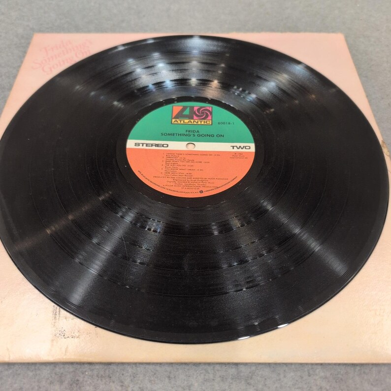 Frida Somethings Going On Vinyl LP 1982 Atlantic 80018-1 Phil Collins Produced image 5