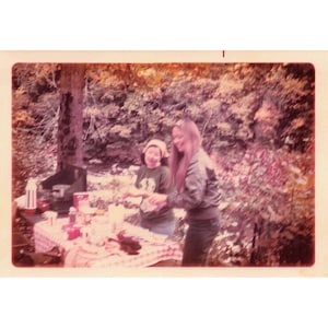 Vintage 1970s Great Smoky Mountains Camping Trip Lot of 9 Photos 3.5x5 image 1