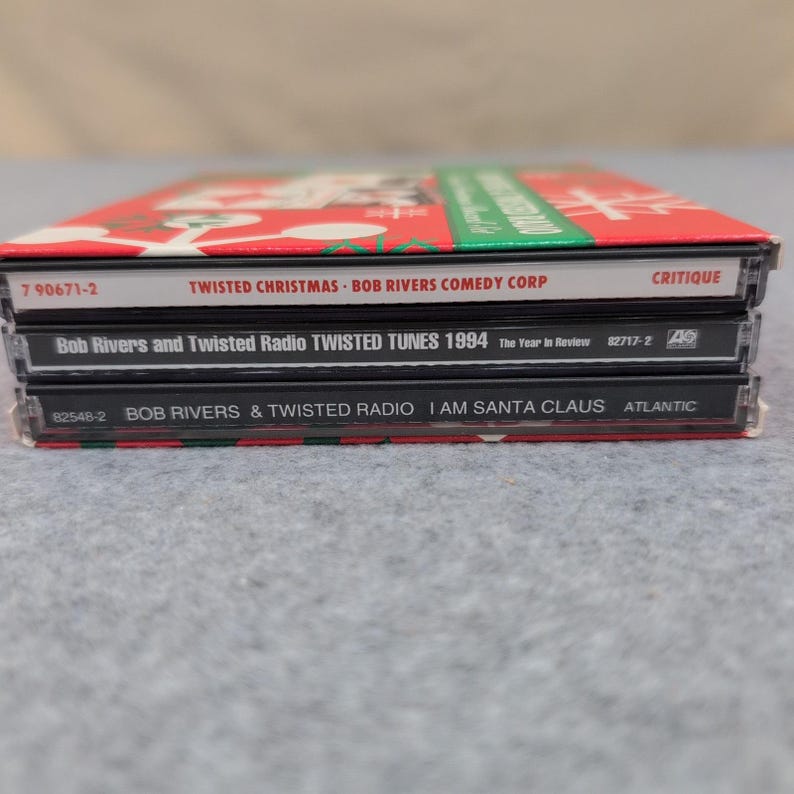 Bob Rivers & Twisted Radio Twisted Christmas 3 CD Boxed Set 1994 82714-2 image 3