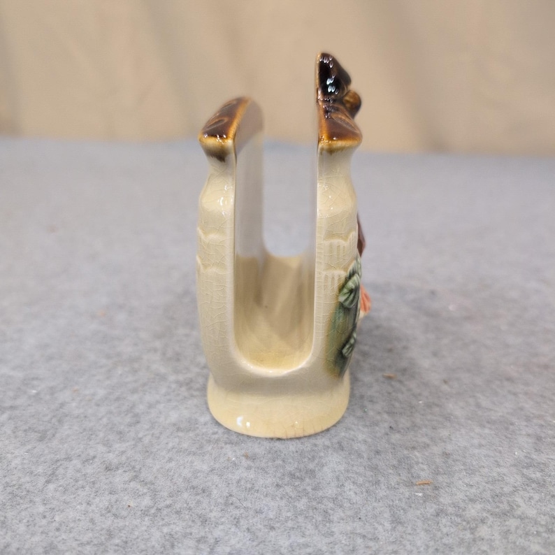 Vintage Mushroom Ceramic Napkin Holder Salt and Pepper Shakers Set Made in Japan image 6