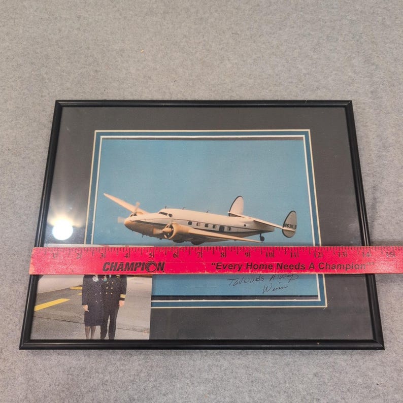 Lockheed 18-56 Lodestar N631LS Framed Photo Inscribed + Delta Air Lines Captain image 6
