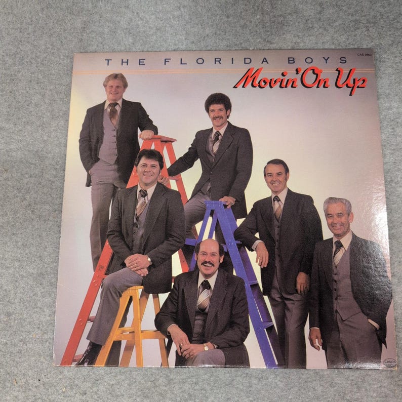 The Florida Boys Movin On Up Vinyl LP Canaan Records CAS-9863 Gospel Music image 1