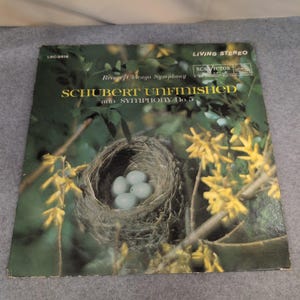 Schubert Unfinished Symphony No 8 & No 5 Fritz Reiner Chicago Symphony RCA LSC-2 image 1
