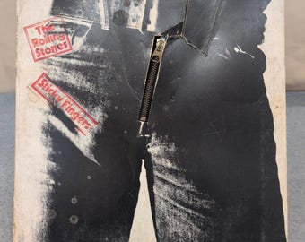 The Rolling Stones Sticky Fingers Vinyl LP Andy Warhol Zipper Cover COC 59100