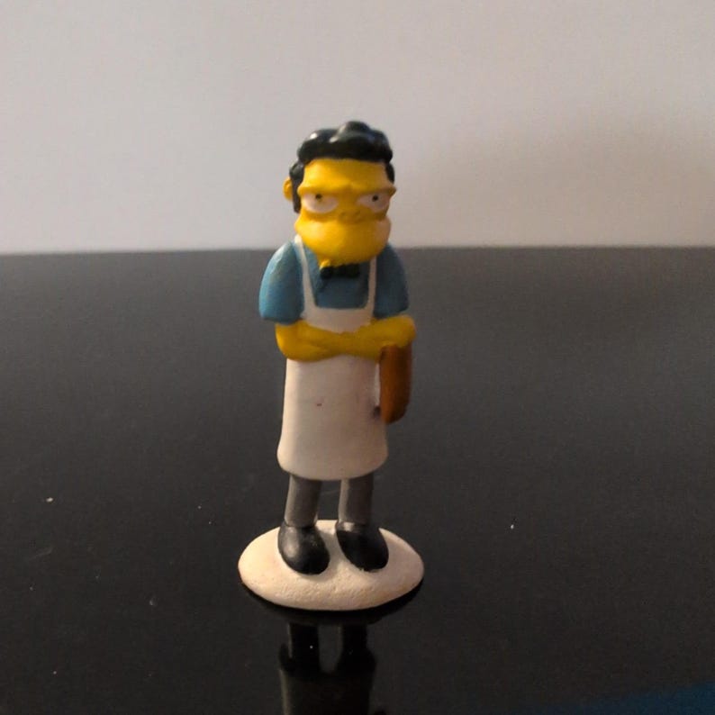 The Simpsons Moe Hawthorne Village Christmas Figurine 2004 91819D Matt Groening image 1