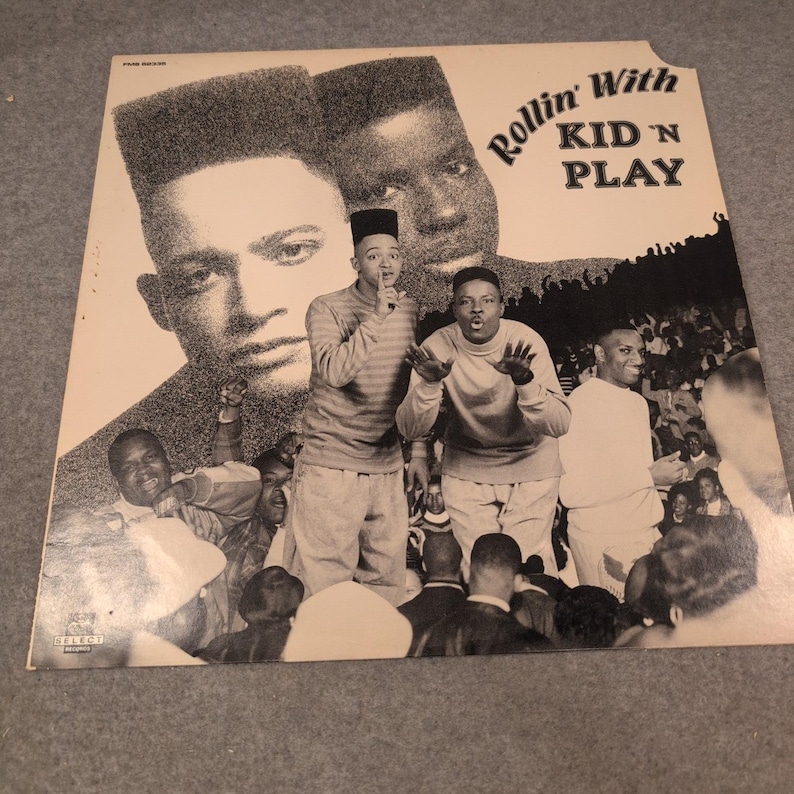 Kid N Play Rollin With Kid N Play 12 Inch Vinyl Single 1989 Promo FMS62335 VG image 1