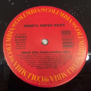 "Cheryl Pepsii Riley ""Thanks For My Child 12"" Vinyl Single 1988 Galaxy 44 07871" Bild 6