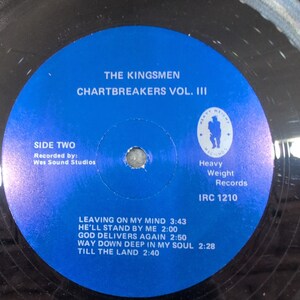 The Kingsmen Live Naturally 2-LP & Chart Breakers Schallplatte Lot Evangelium R3734 Bild 10