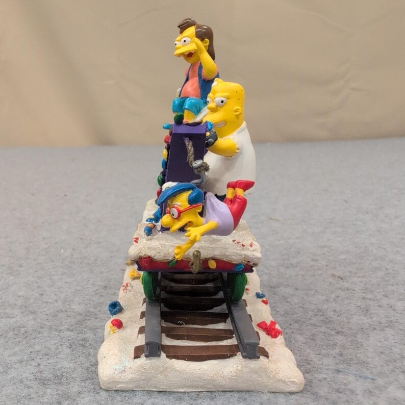 The Simpsons Bully Express Christmas Train Sculpture 2003 Hamilton Collection image 2