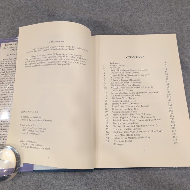 Carpets of Clover An Air Force Pilots Story 1942-1970 Marti Gorham Hardcover image 3