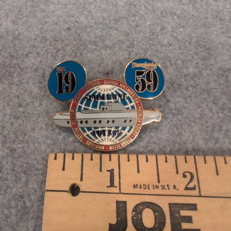 Disney Pin Disneyland Resort Submarine Voyage Est 1959 Mickey Ears 2004 Trading image 2