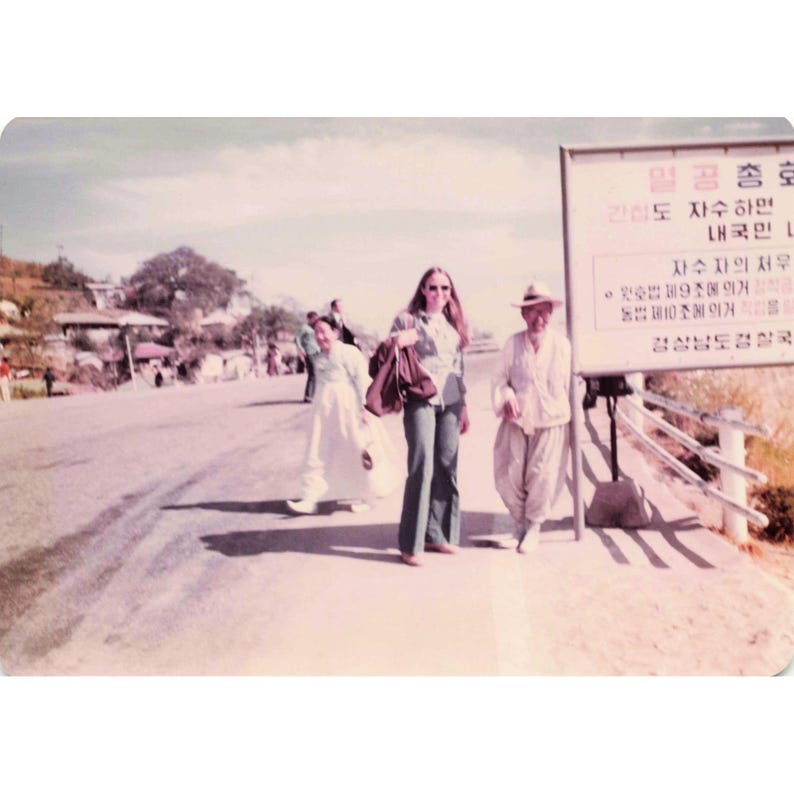 12 Vintage 1970s Jinju Korea Photos Chokseongnu Nongae Namgang River image 12