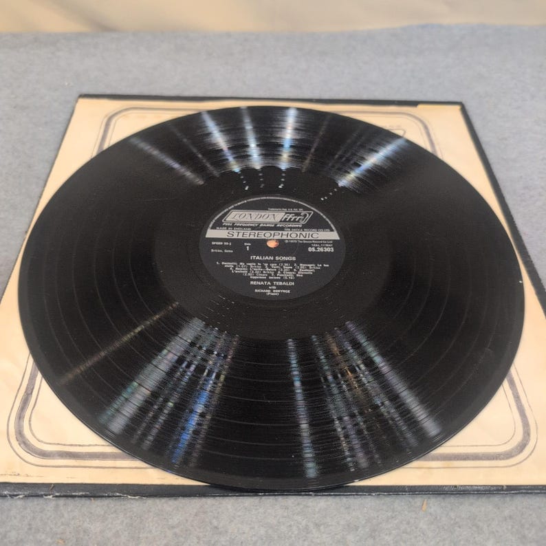 Renata Tebaldi in Concert Richard Bonynge Piano London fffr Vinyl LP OS 26303 image 3