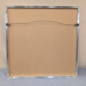 Weniger gerahmter Garten-Floral Kunstdruck Silber Metallrahmen Pfirsich-Mat Bild 7