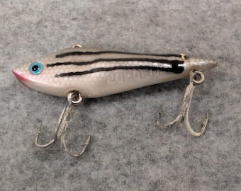 Cordell Hot Spot Fishing Lure Silver Black Stripe Blue Eye Vintage Tackle