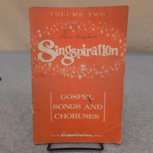 Singspiration Volume Two Gospel Songs and Choruses Alfred B Smith Vintage 1942 image 1