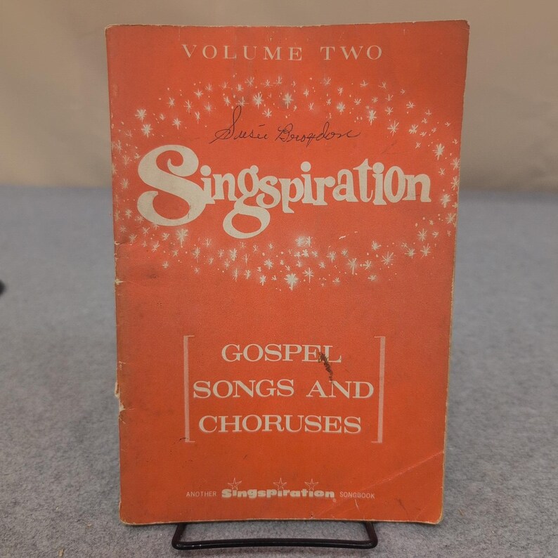 Singspiration Volume Two Gospel Songs and Choruses Alfred B Smith Vintage 1942 image 1