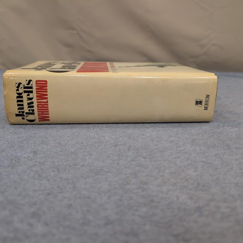 James Clavell, Whirlwind First Edition, First Printing 1986 Hardcover Morrow image 2
