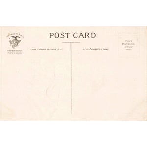Carte postale patriotique ancienne, drapeau américain, poème « Star Spangled Banner », G. Chapman, très bon état image 2