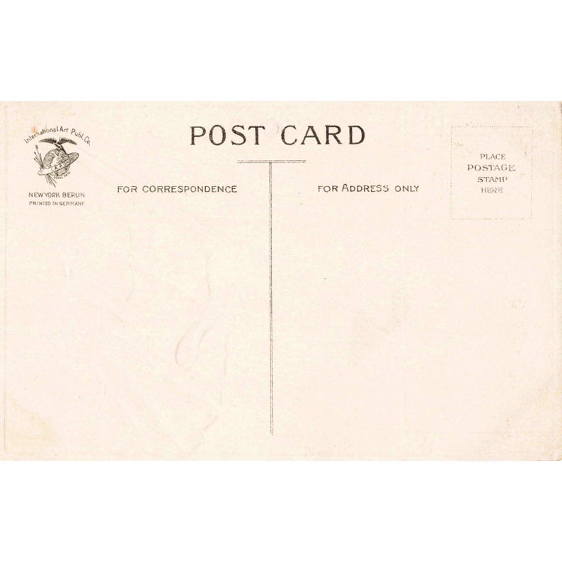 Carte postale patriotique ancienne, drapeau américain, poème « Star Spangled Banner », G. Chapman, très bon état image 2