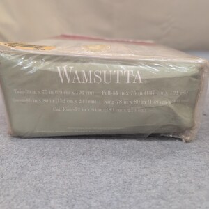Wamsutta King Size Tailored Bedskirt Red Split Corner 15 Inch Drop New image 5