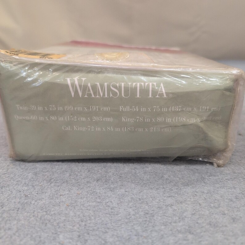 Wamsutta King Size Tailored Bedskirt Red Split Corner 15 Inch Drop New image 5