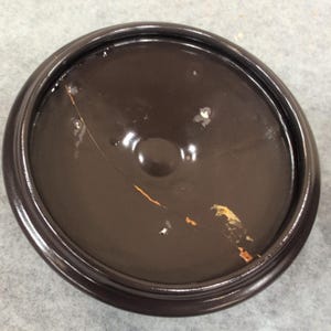 Franciscan Brown Glazed Ceramic Sugar Bowl with Lid Vintage Stoneware image 4