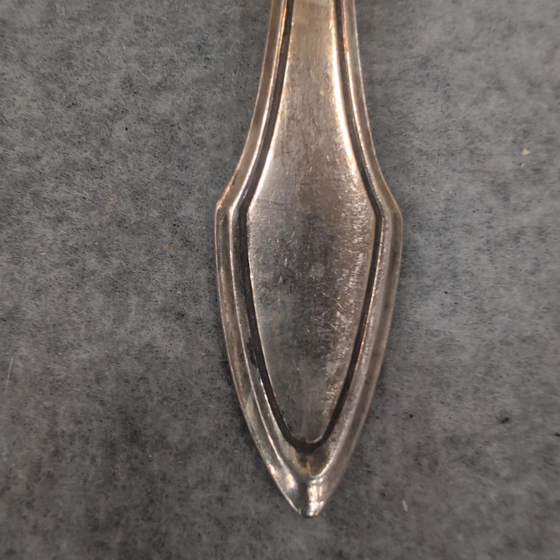Alvin Patent Spoons Set of 6 Antique Serving Tableware image 3