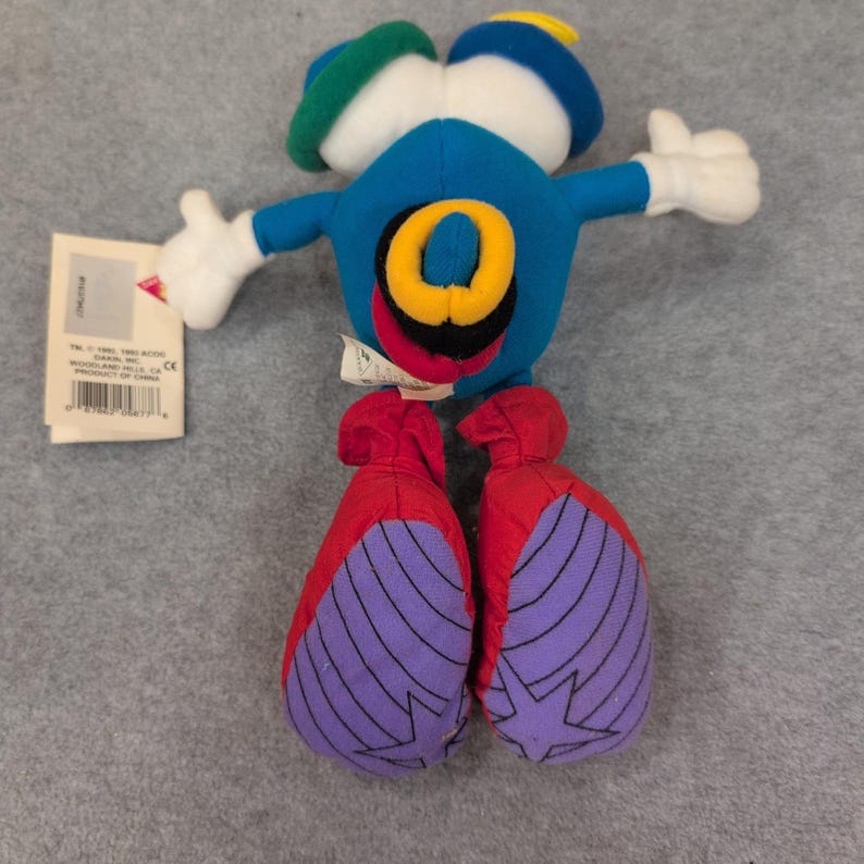 1996 Atlanta Olympics Mascot Izzy Plush Toy Dakin Authentic Collection image 3