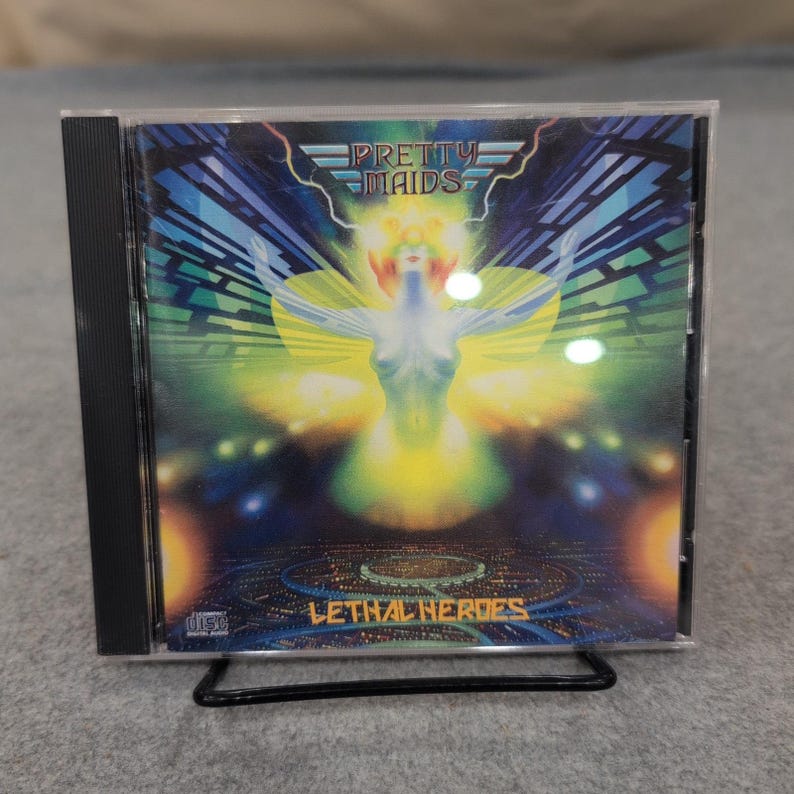 Pretty Maids Lethal Heroes CD 1990 Epic Records 07464461302 Heavy Metal Rock image 1