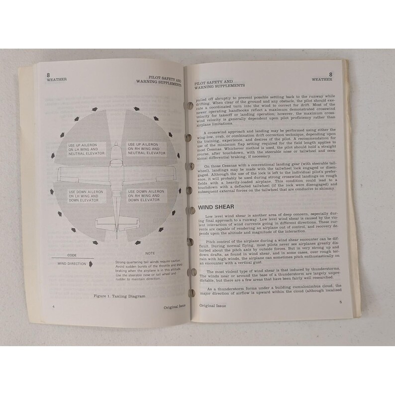 Cessna Pilot Safety and Warning Supplements Manual 1985 Aviation Book image 4