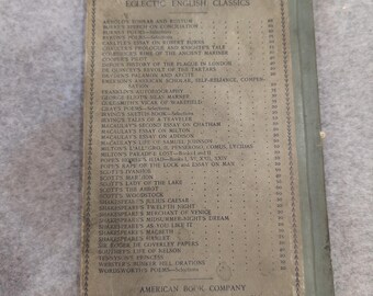 1898 Eclectic English Classics Geoffrey Chaucer The Prologue The Knightes Tale