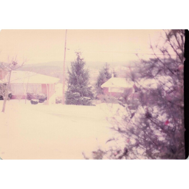 Vintage 1970s Snowy USAF Base Housing Winter Lot of 7 Photos 3.5x5 image 6
