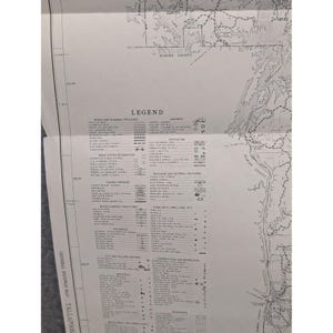 VTG 1973 General Highway Map Tallapoosa County Alabama 26" x 18" Alexander City image 3