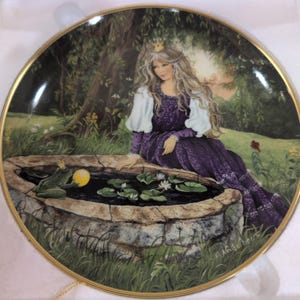 Kaiser Porcelain The Frog King Gerda Neubacher Classic Fairy Tales Plate image 1