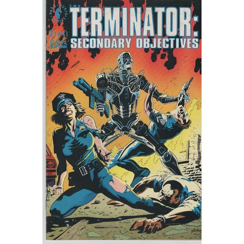 Terminator secundaire doelstellingen #3 Comic Book Dark Horse 1991 afbeelding 1